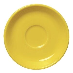 The Fiesta 5 7/8” Saucer in Daffodil Yellow